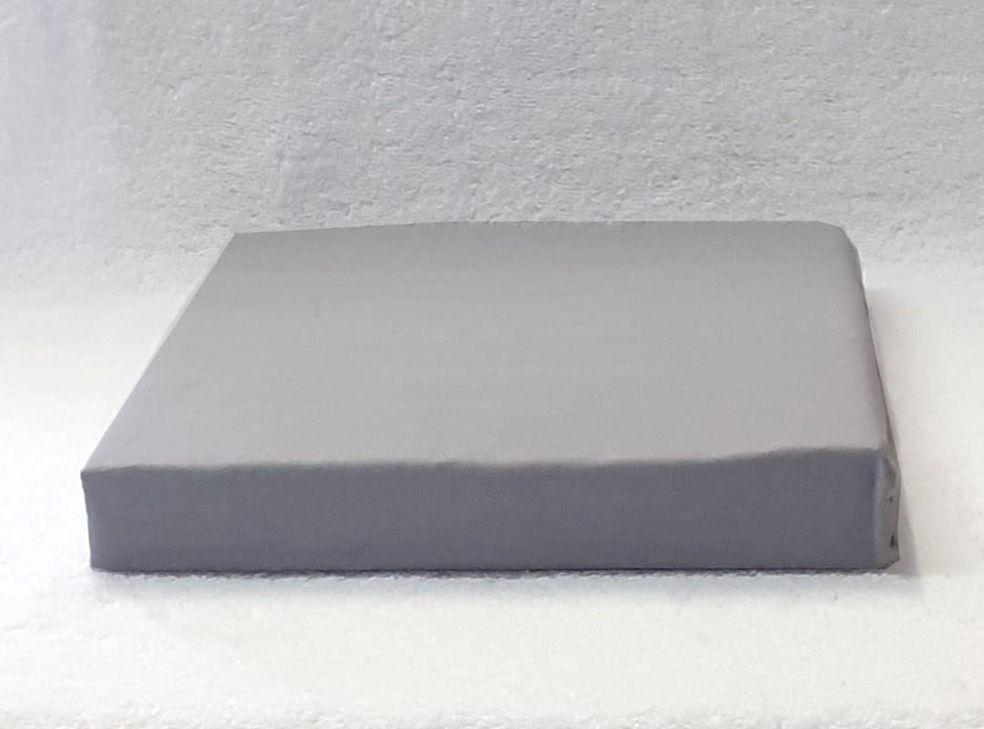 Prześieradło bawełniane 160X200 - kolor popielaty - 100% bawełna