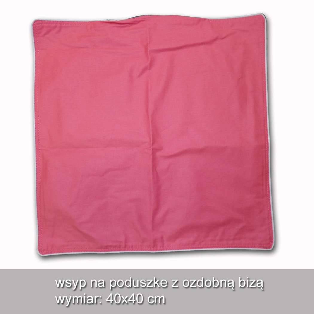 Wsyp na poduszkę 40x40 cm z bizą