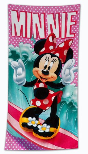 Myszka Minnie -  Ręcznik bawełniany kąpielowy 70x140