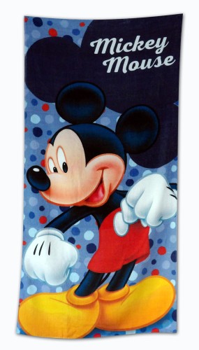 Mickey Mouse - ręcznik kąpielowy frotte 70x140 z nadrukiem