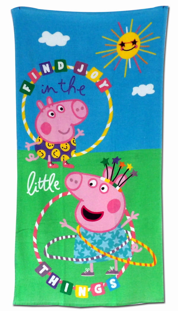 Ręcznik Peppa  - kąpielowy  70x140  Find Joy :)