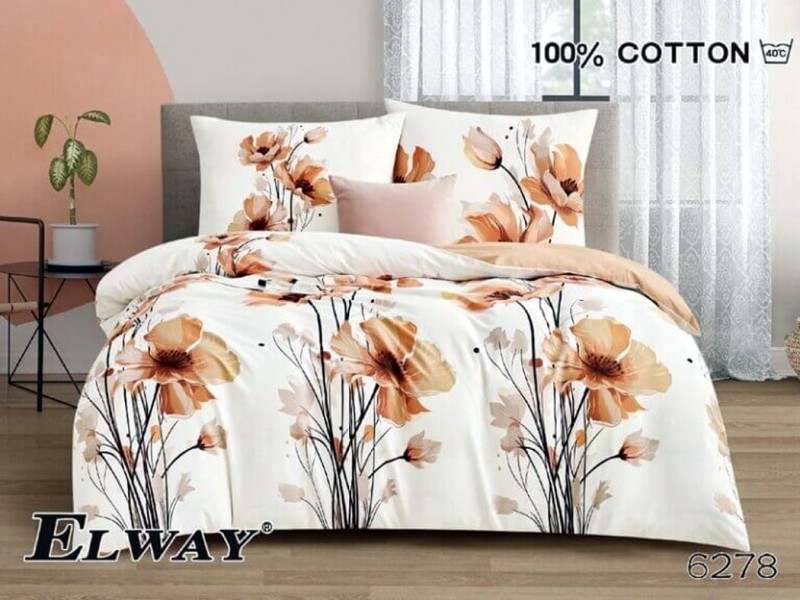 Pościel satyna bawełniana ELWAY - 220X200 - 6278