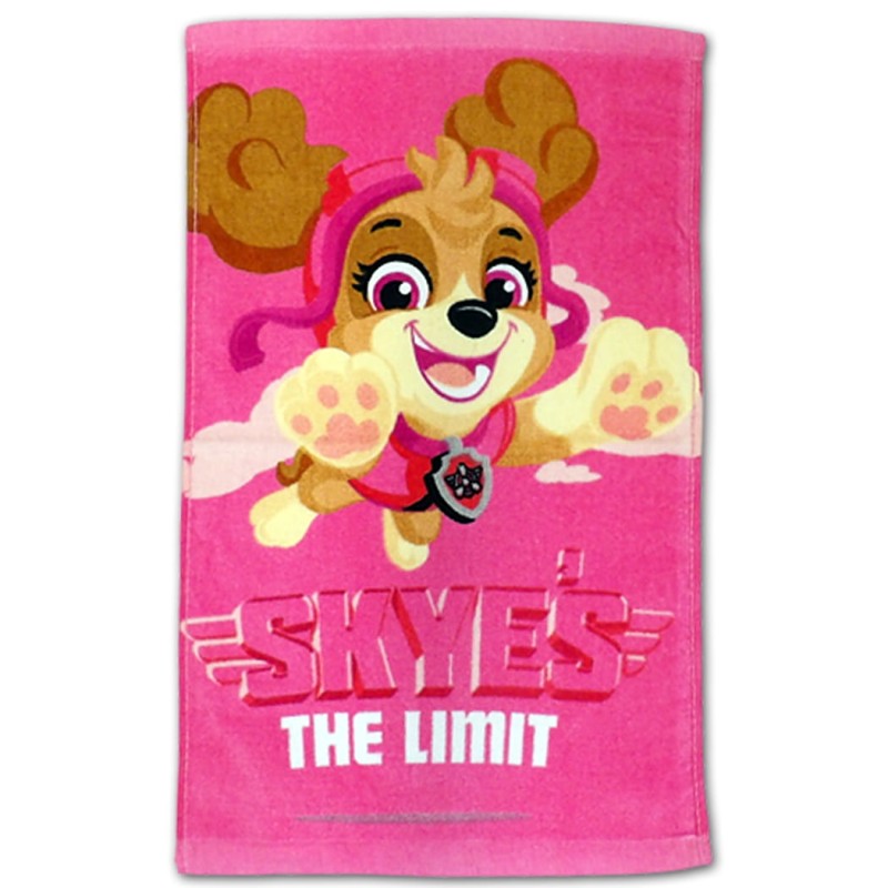 Ręcznik dziecięcy Psi Patrol Skye 30x50cm Bawełna Różowy Przedszkole
