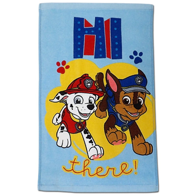 Ręcznik dziecięcy Psi Patrol Marshall Chase 30x50cm Bawełna Przedszkole
