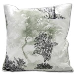 Poszewka Satynowa LUX 5075B Abstrakcyjny Leśny Pejzaż 40x40 cm