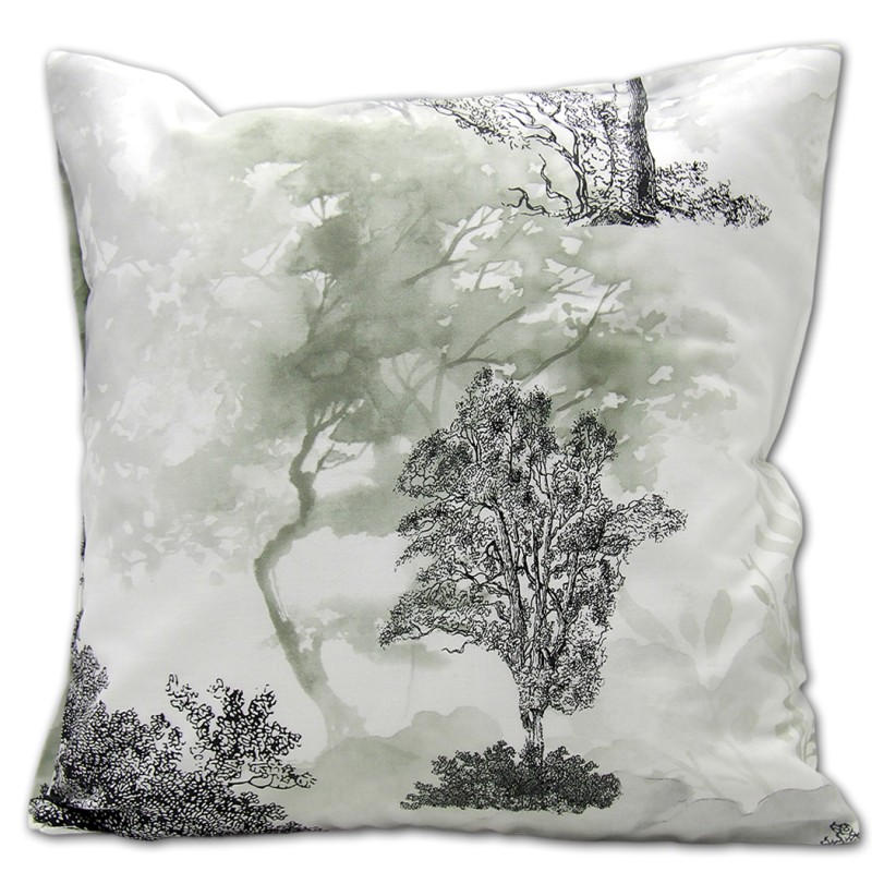 Poszewka Satynowa LUX 5075B Abstrakcyjny Leśny Pejzaż 40x40 cm