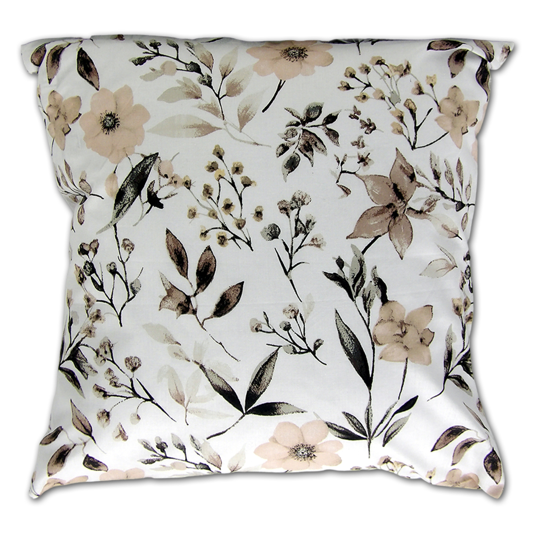 Poszewka Bawełniana P40BAW-0010 Kwiaty w Stylu Vintage 40x40 cm