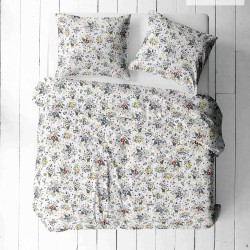 1971 - pościel kwiatowa z kory bawełnianej