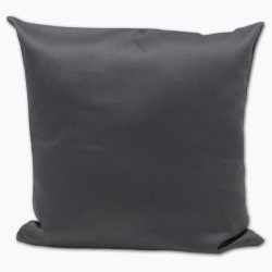 Ciemno szara poszewka na jaśka 40x40 cm. Z satyny bawełnianej, 100% bawełna.