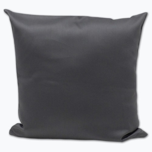 Ciemno szara poszewka na jaśka 40x40 cm. Z satyny bawełnianej, 100% bawełna.