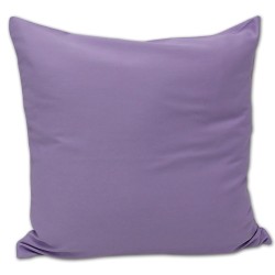Jednokolorowa poszewka z satyny bawełnianej na poduszkę 40x40 cm - jasnofioletowa