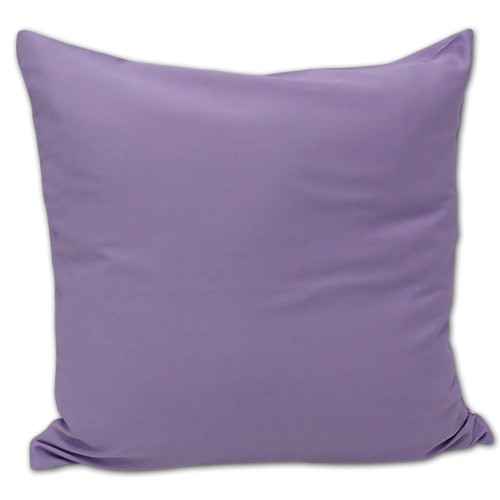 Jednokolorowa poszewka z satyny bawełnianej na poduszkę 40x40 cm - jasnofioletowa