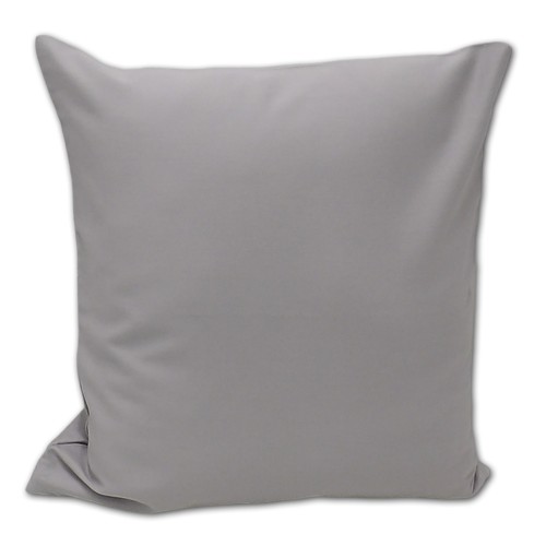 poszewka satynowa w kolorze popielatym. rozmiar na mała poduszkę 40x40 - jednobarwna