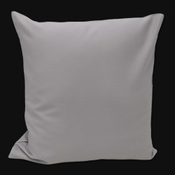 Jednokolorowa poszewka satynowa na jaśka w kolorze szarym