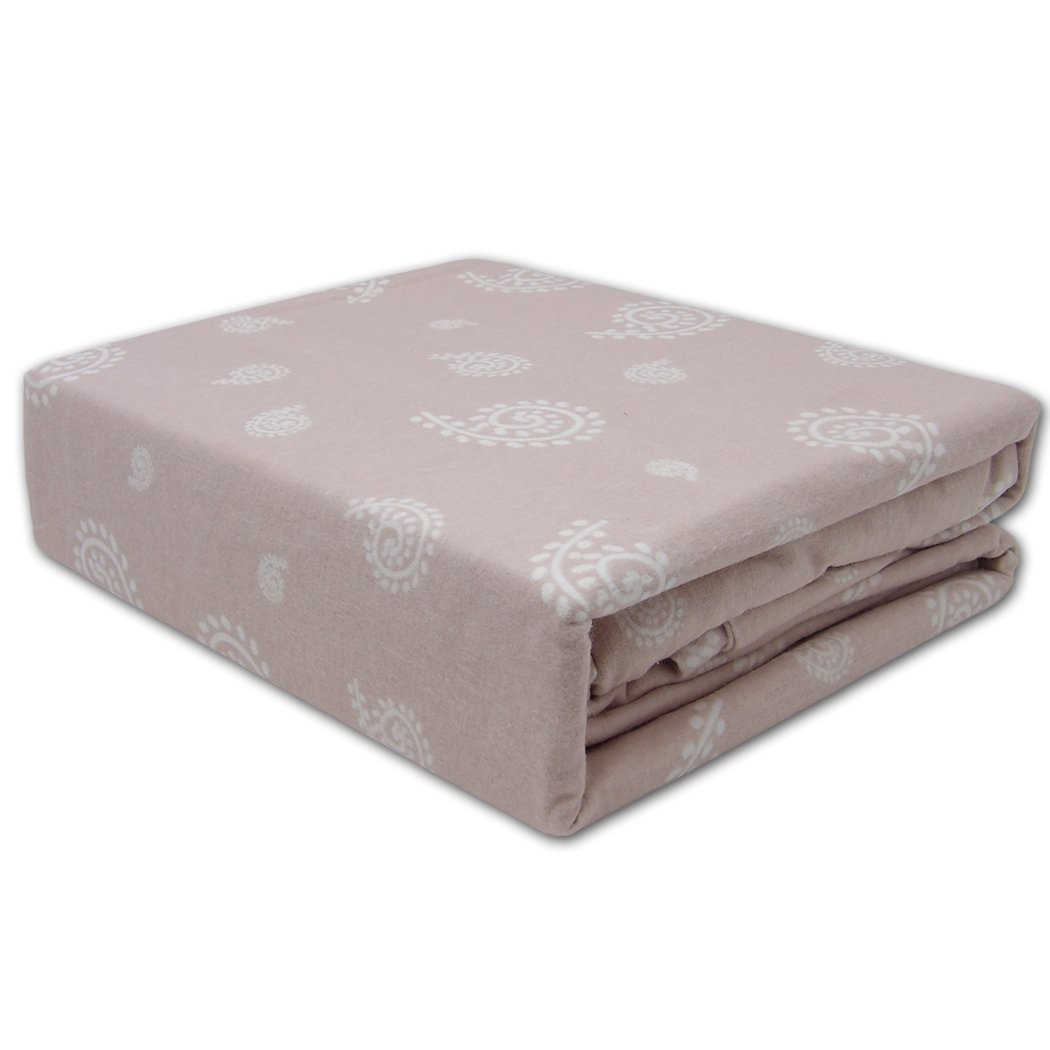 Pościel Flanelowa 160x200 w kolorze pudrowego różu  - Detexpol 5624B