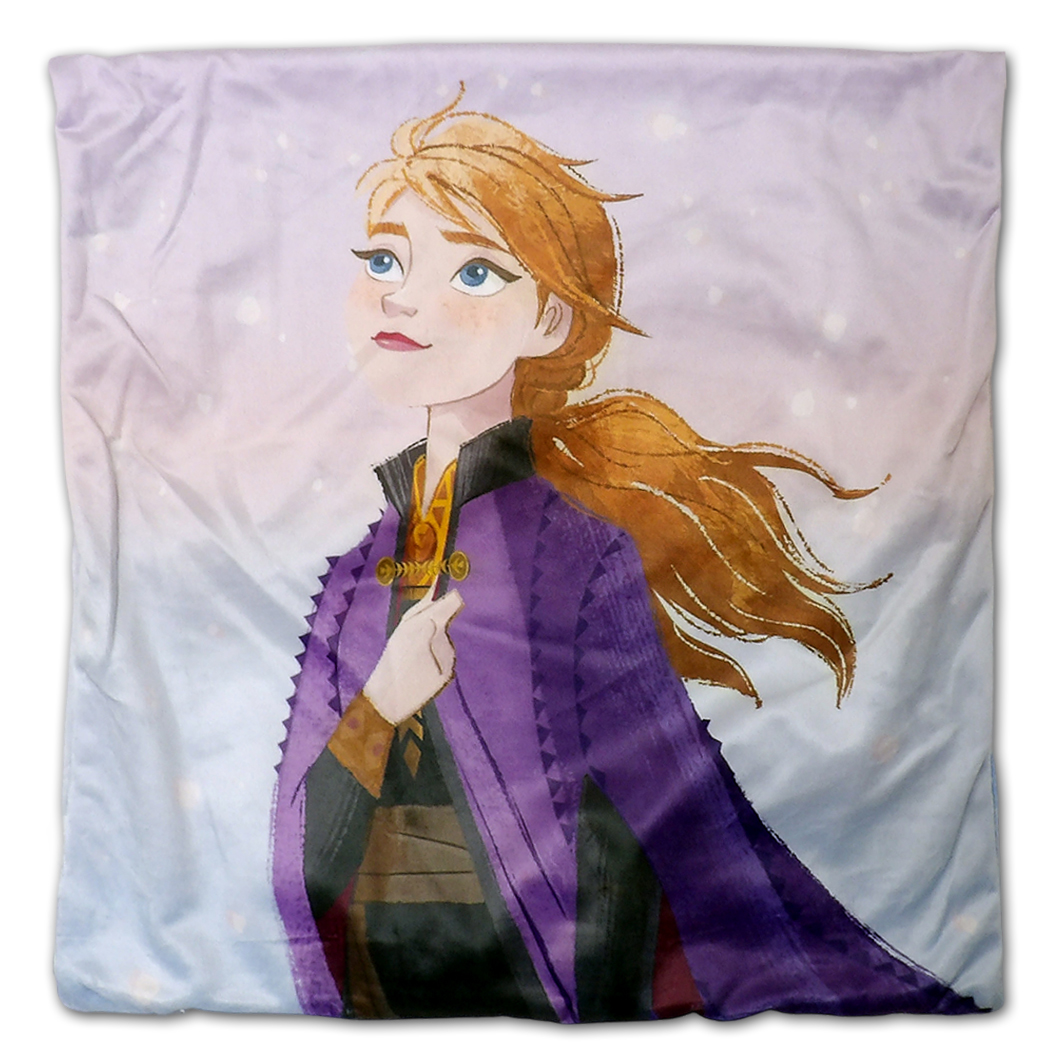Dwustronna Poszewka Kraina Lodu Elsa Anna Microfibra 40x40