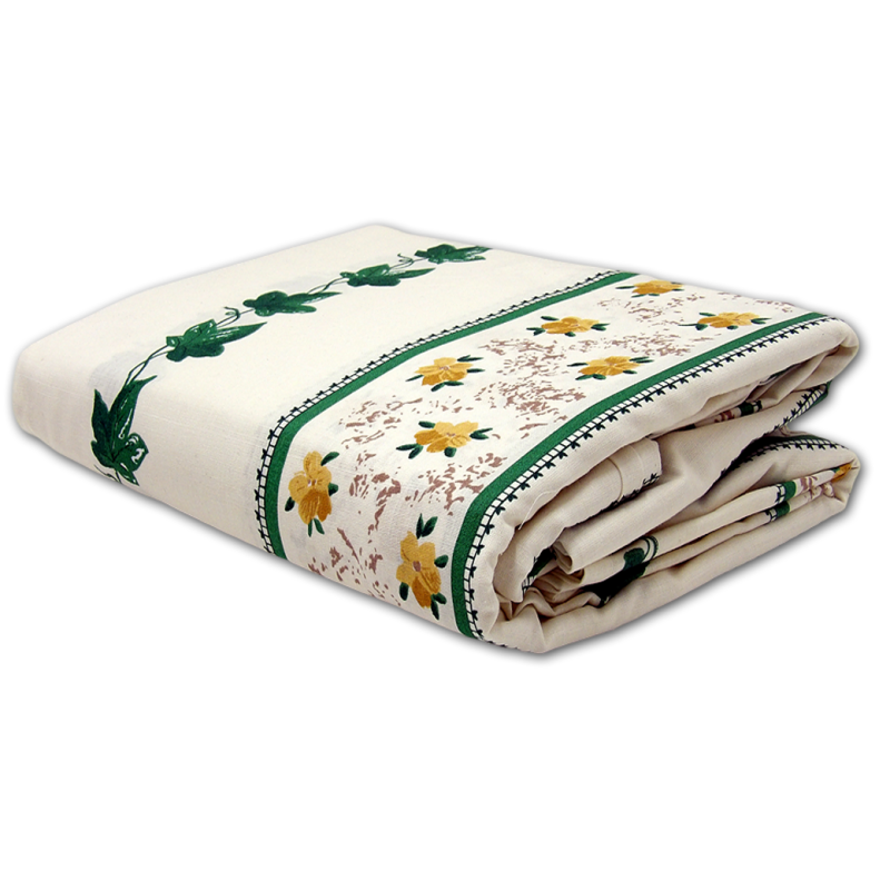 Pościel bawełniana 160X200  100 % bawełna - zielony bluszcz 1600N