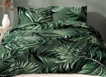 Pościel Satynowa 160x200 - Egzotyczne Liście Urban Jungle - Ganar 4882-A 