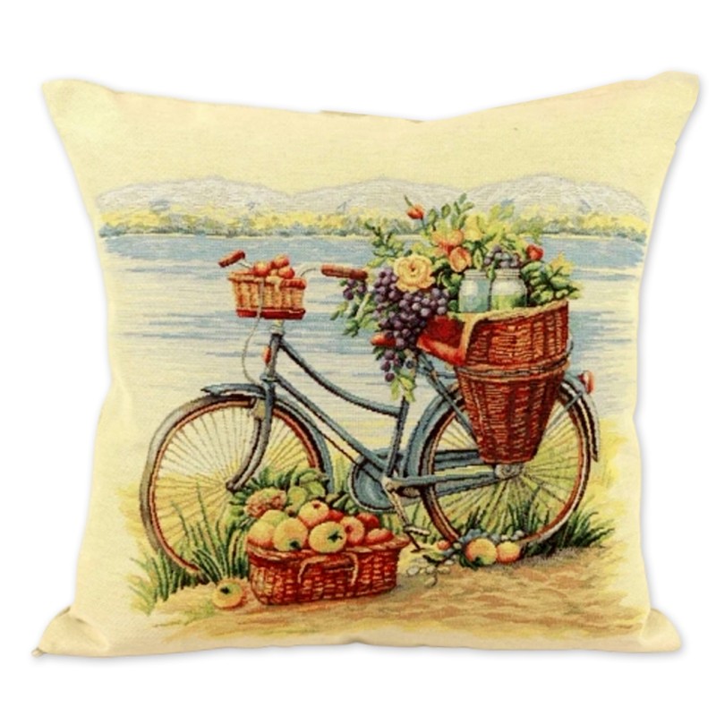 Poszewka gobelinowa - Rower - 45x45
