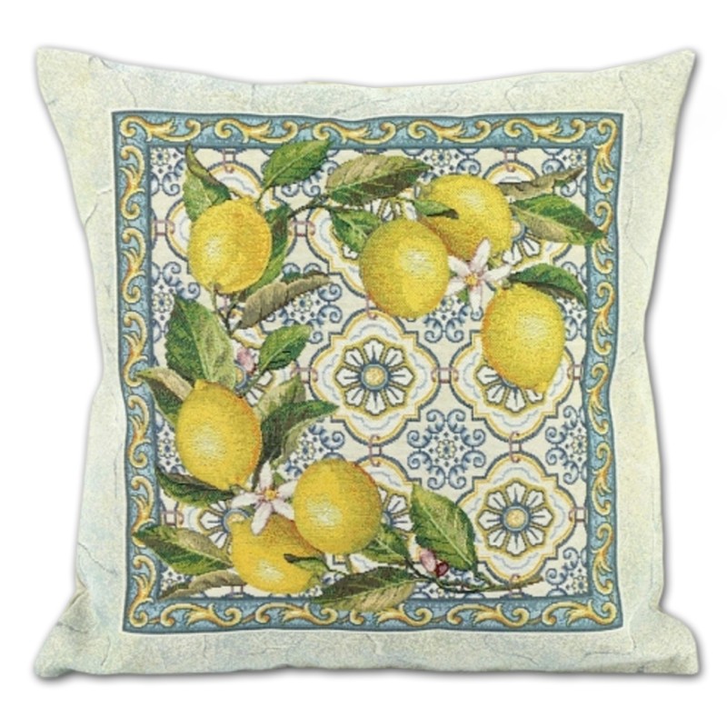 Poszewka gobelinowa -  Orientalne cytryny -  45x45