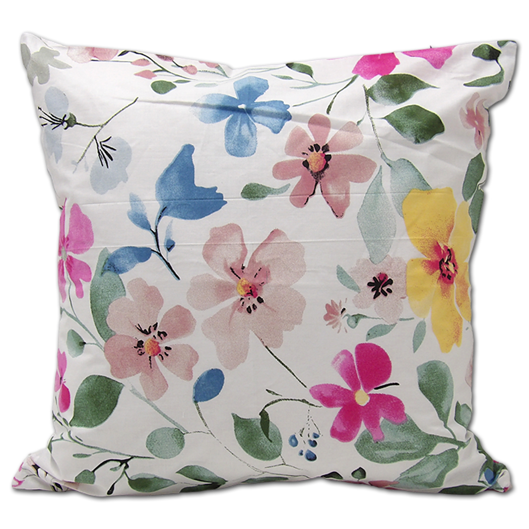 Poszewka Bawełniana 40x40 w kwiaty | 100% bawełna |