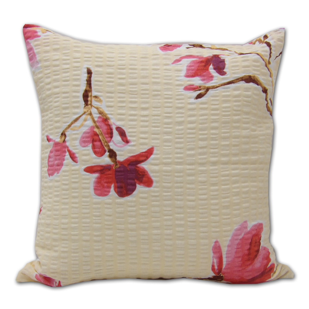 Poszewka z kory 40x40 w śliczne magnolie | 100% bawełna | 1040