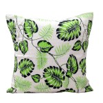 Poszewka z kory 40x40 liście monster | 100% bawełna | 1412
