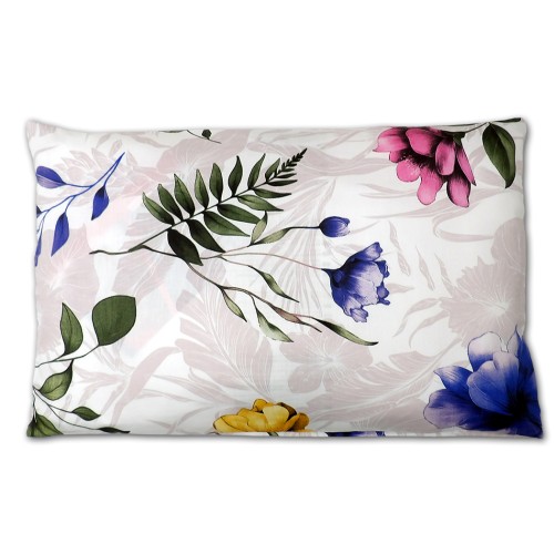 Poszewka satynowa 40x60 - w kwiaty - wzór 5176B