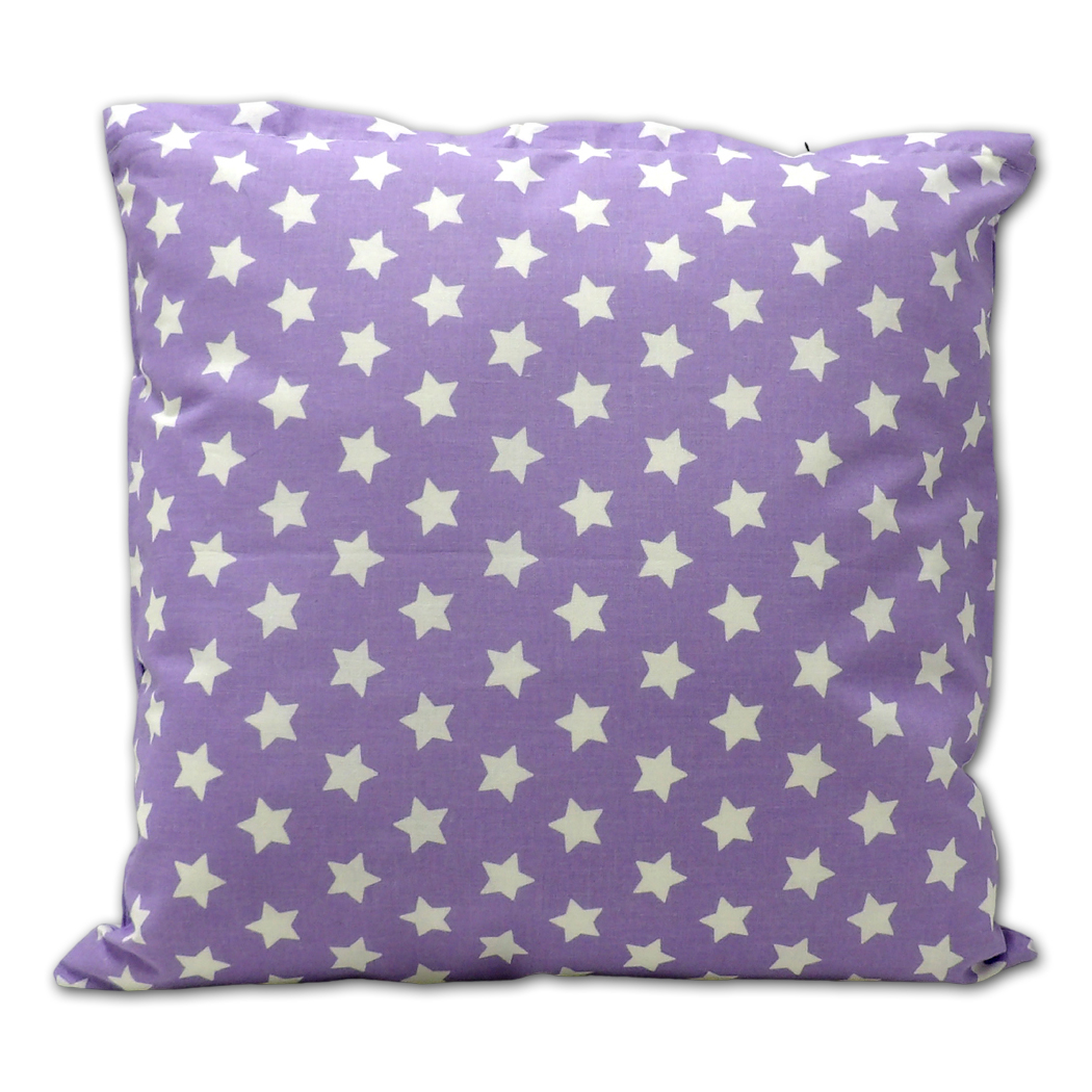Poszewka Bawełniana 40x40 fioletowa w gwiazdki | 100% bawełna | 0018 | (1)