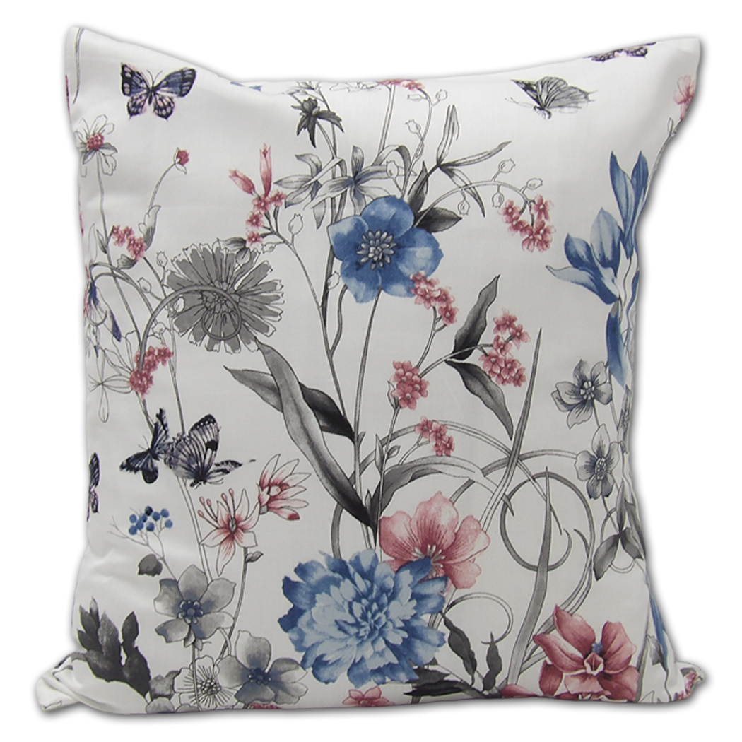 Poszewka Satynowa 40x40 - polne kwiaty - 4299D