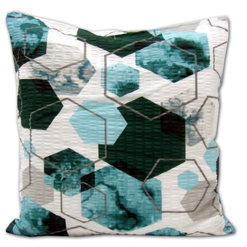 poszewka z kory 40x40 wzór geometryczny 1612