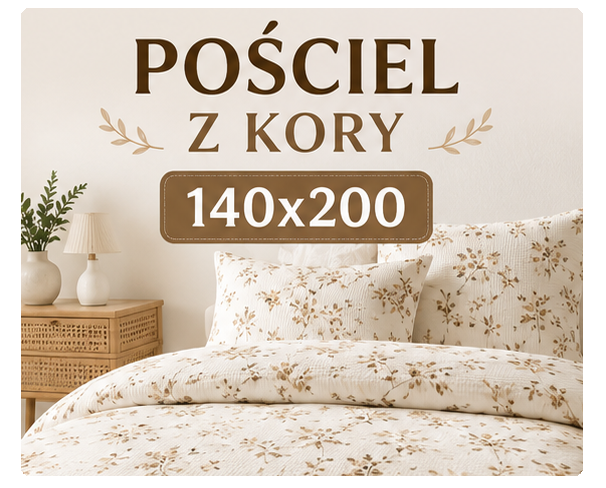 Katalog pościeli z kory 140x200