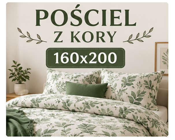 Katalog pościeli z kory 160x200